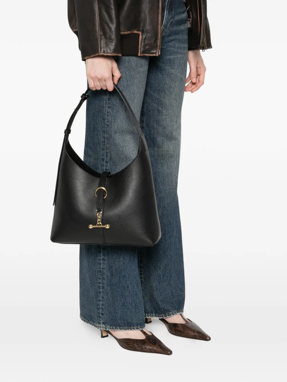 Strathberry Kite shoulder bag - Zwart