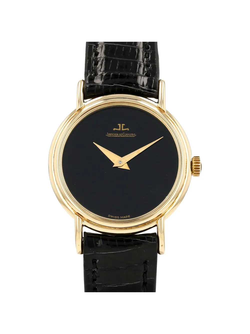 Jaeger-LeCoultre 1970 Jaeger-LeCoultre calf leather 28mm watch - Nero