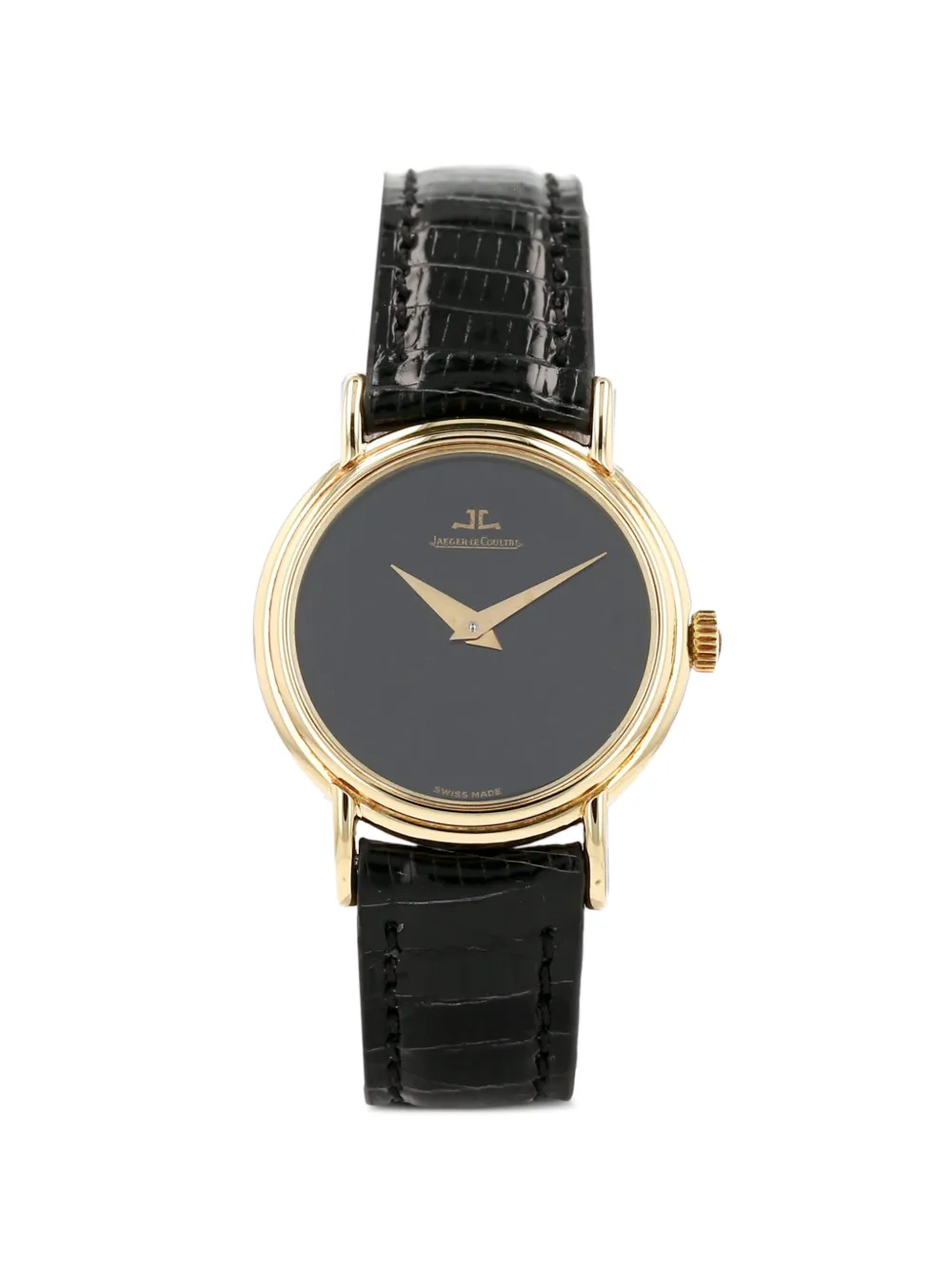 Jaeger-LeCoultre 1970 Jaeger-LeCoultre calf leather 28mm watch - Nero
