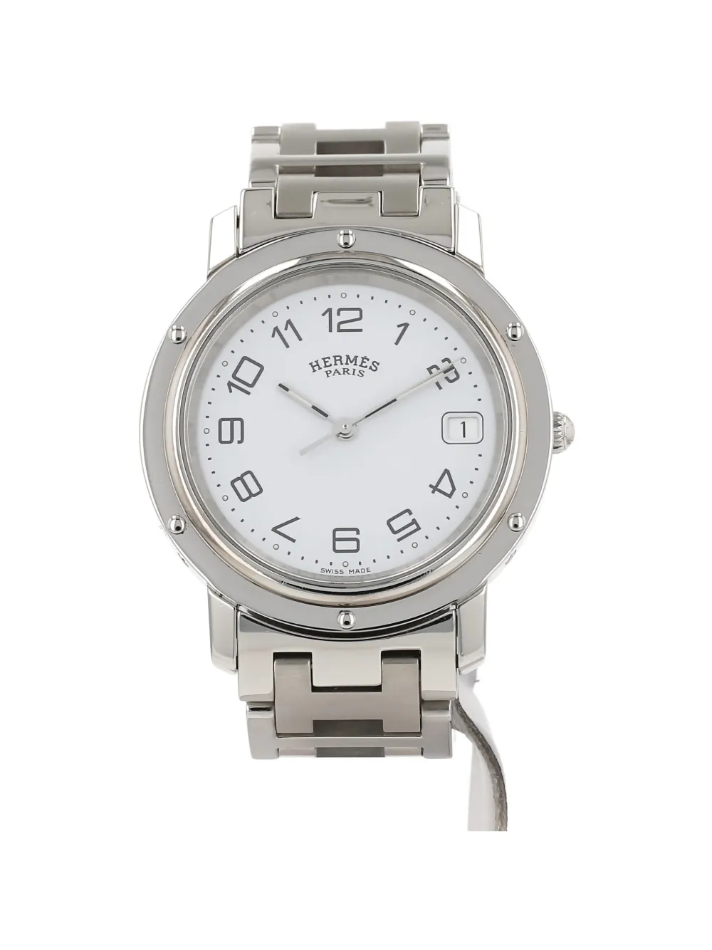 Hermès Pre-Owned 2000s Clipper 36mm watch - Bianco