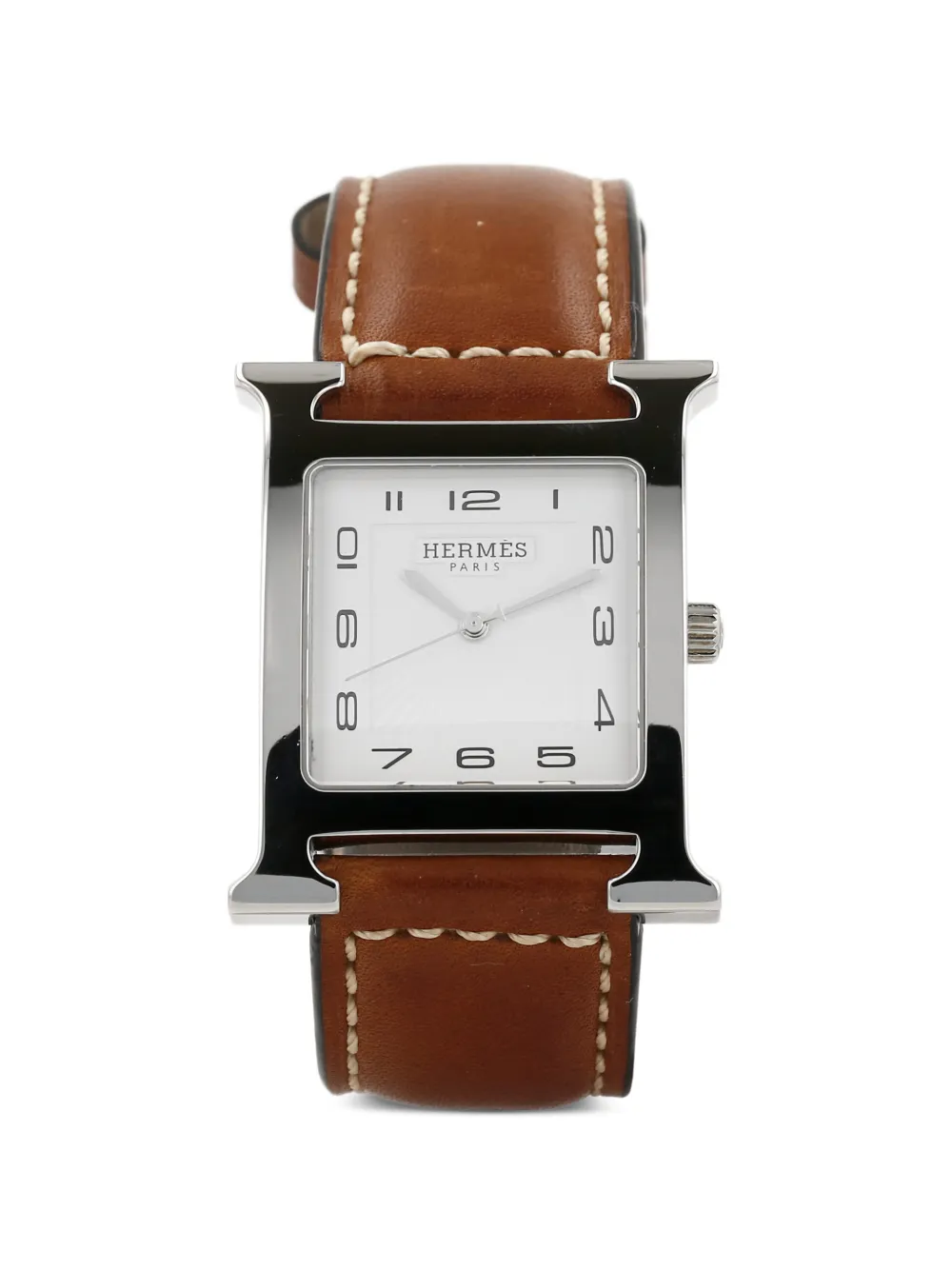 Hermès Pre-Owned Heure H 30mm 2010 - Bianco