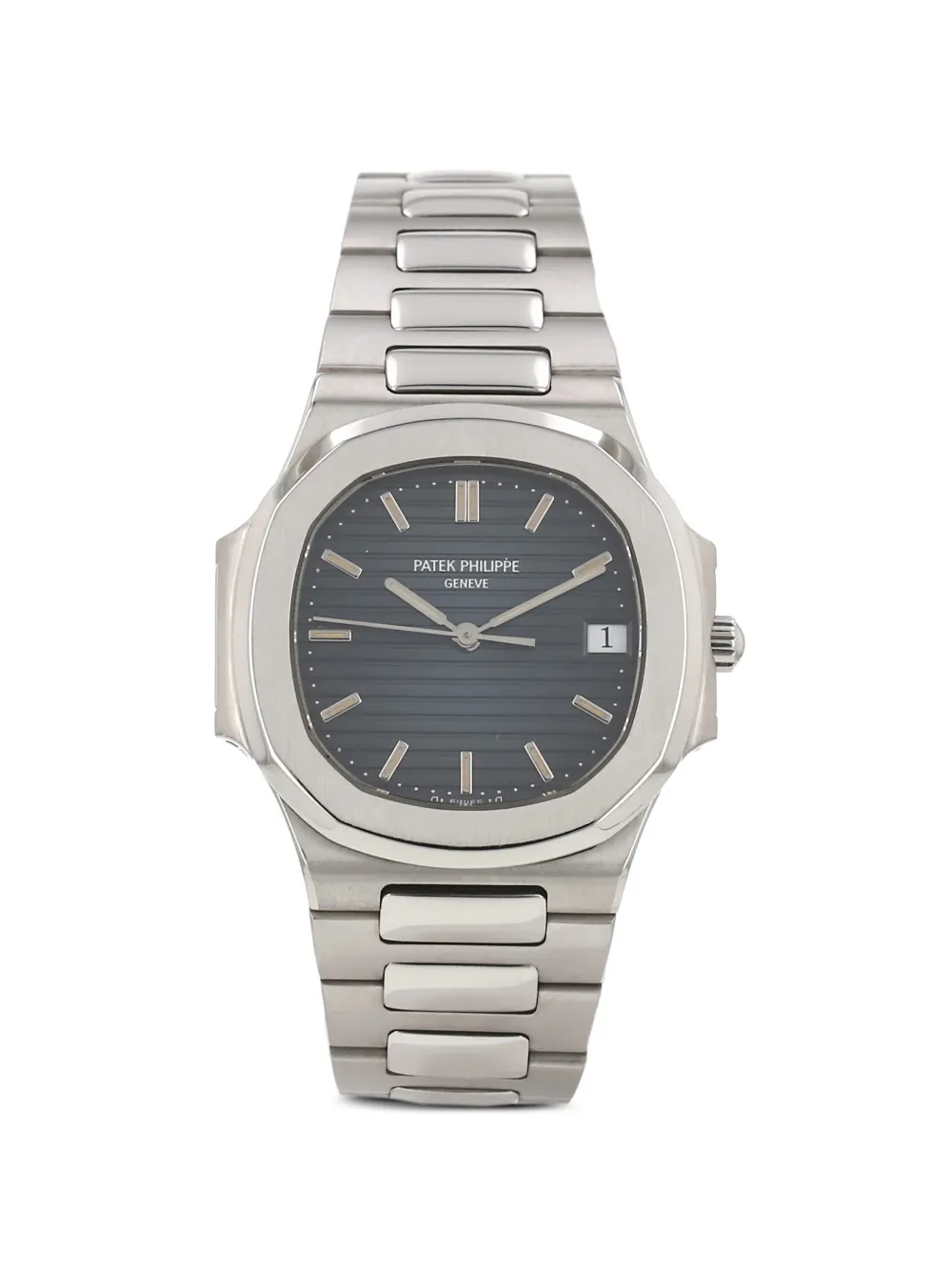 Patek Philippe Pre-Owned 1989 Nautilus Stainless Steel 3900mm watch - Argento