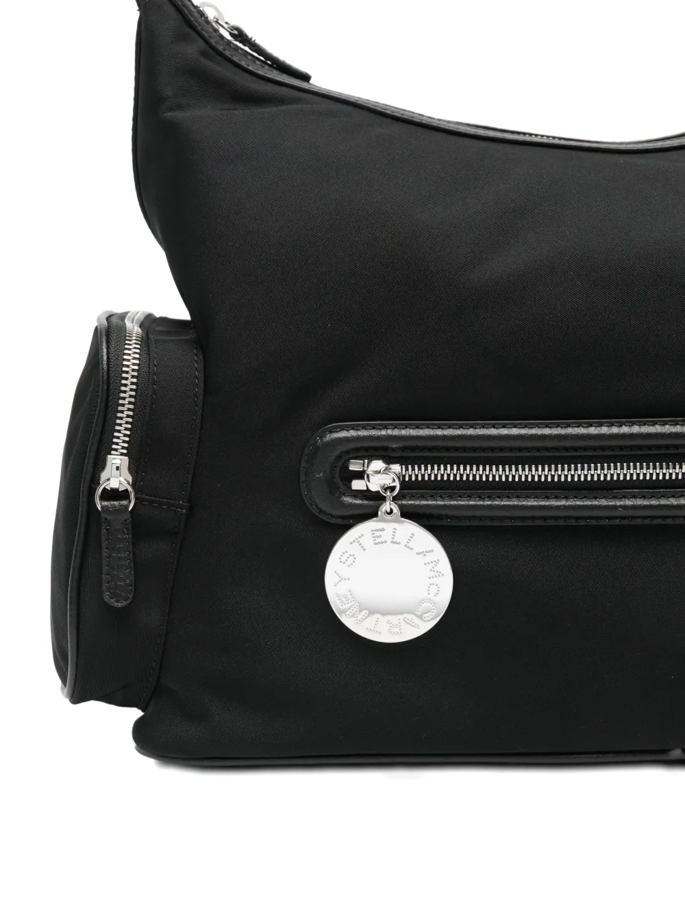 Stella McCartney Dartmoor schoudertas met ritszak Zwart