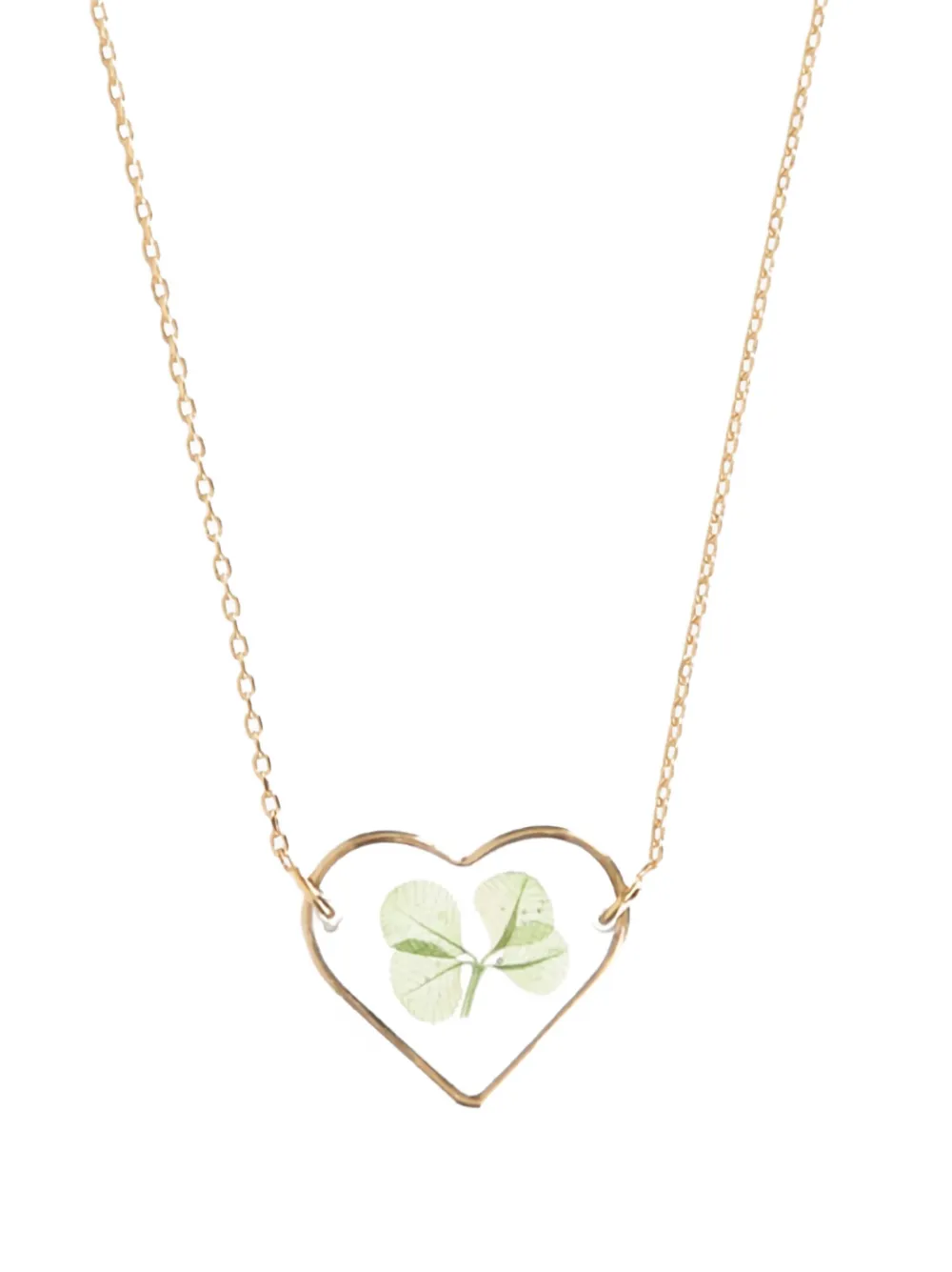 Carré de Trèfles heart-set clover necklace | Image 2