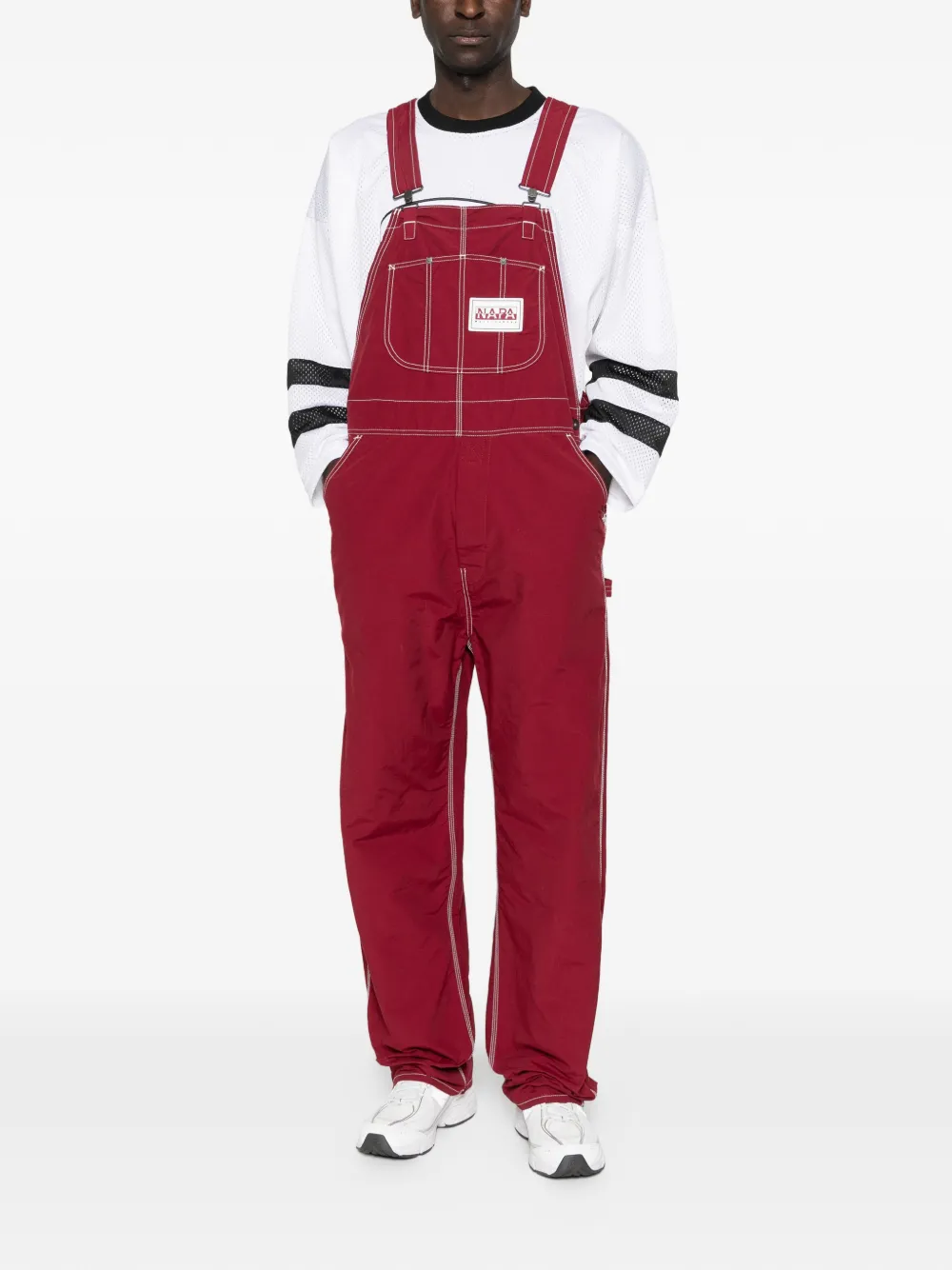 Napapijri contrast-stitching jumpsuit | Image 2