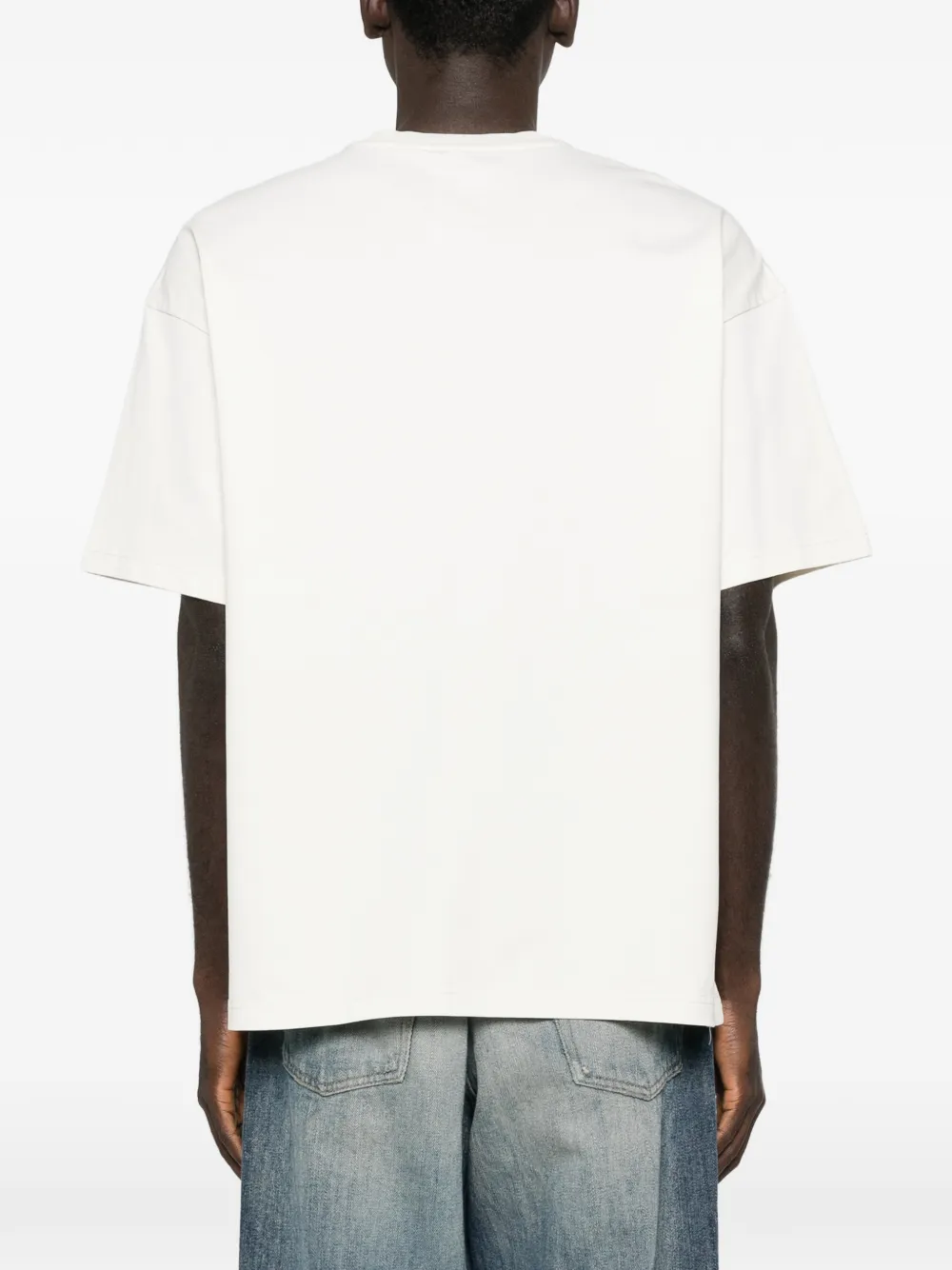 Napapijri T-shirt met logo en ronde hals Wit
