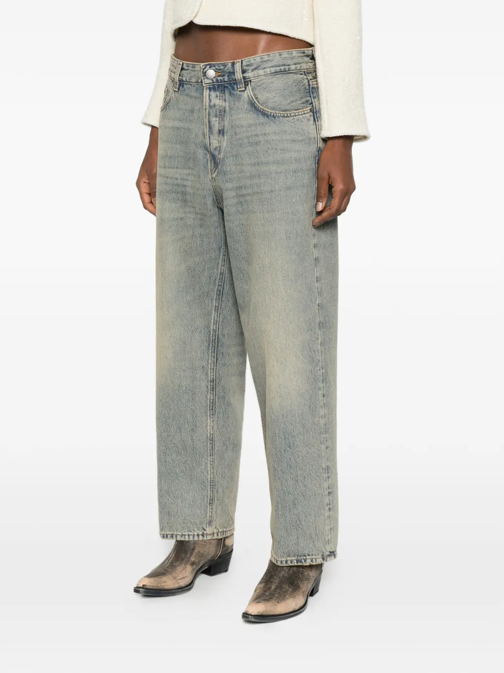  Haikure Buttoned Jeans - Blue 