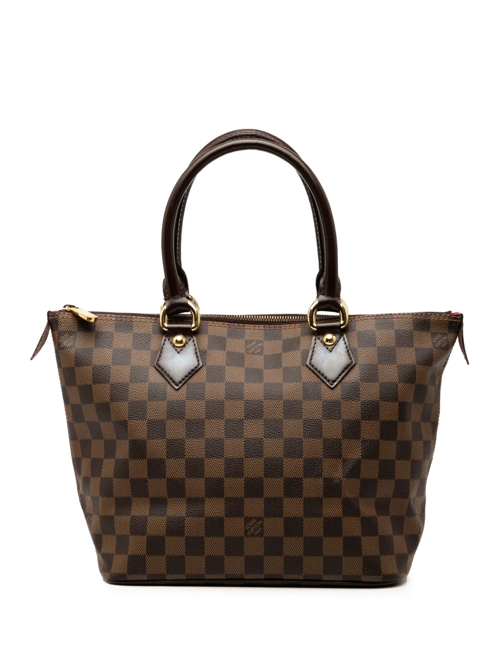 Louis Vuitton Pre-Owned Borsa a mano Saleya PM in tela Damier Ebène 2008 - Marrone