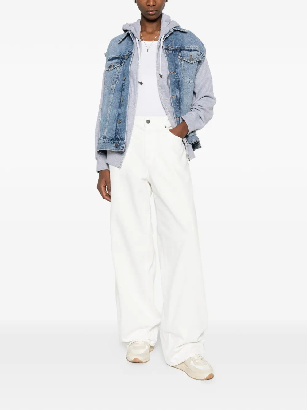 Haikure five-pocket jeans - Wit