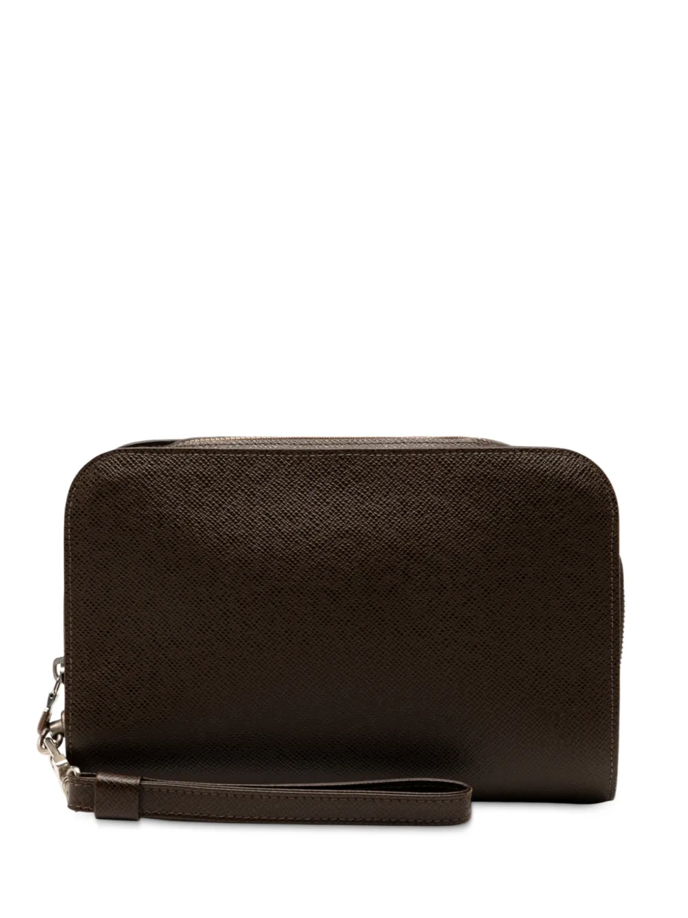 Louis Vuitton Pre-Owned Pochette Baikal in pelle Taïga 2007 - Marrone