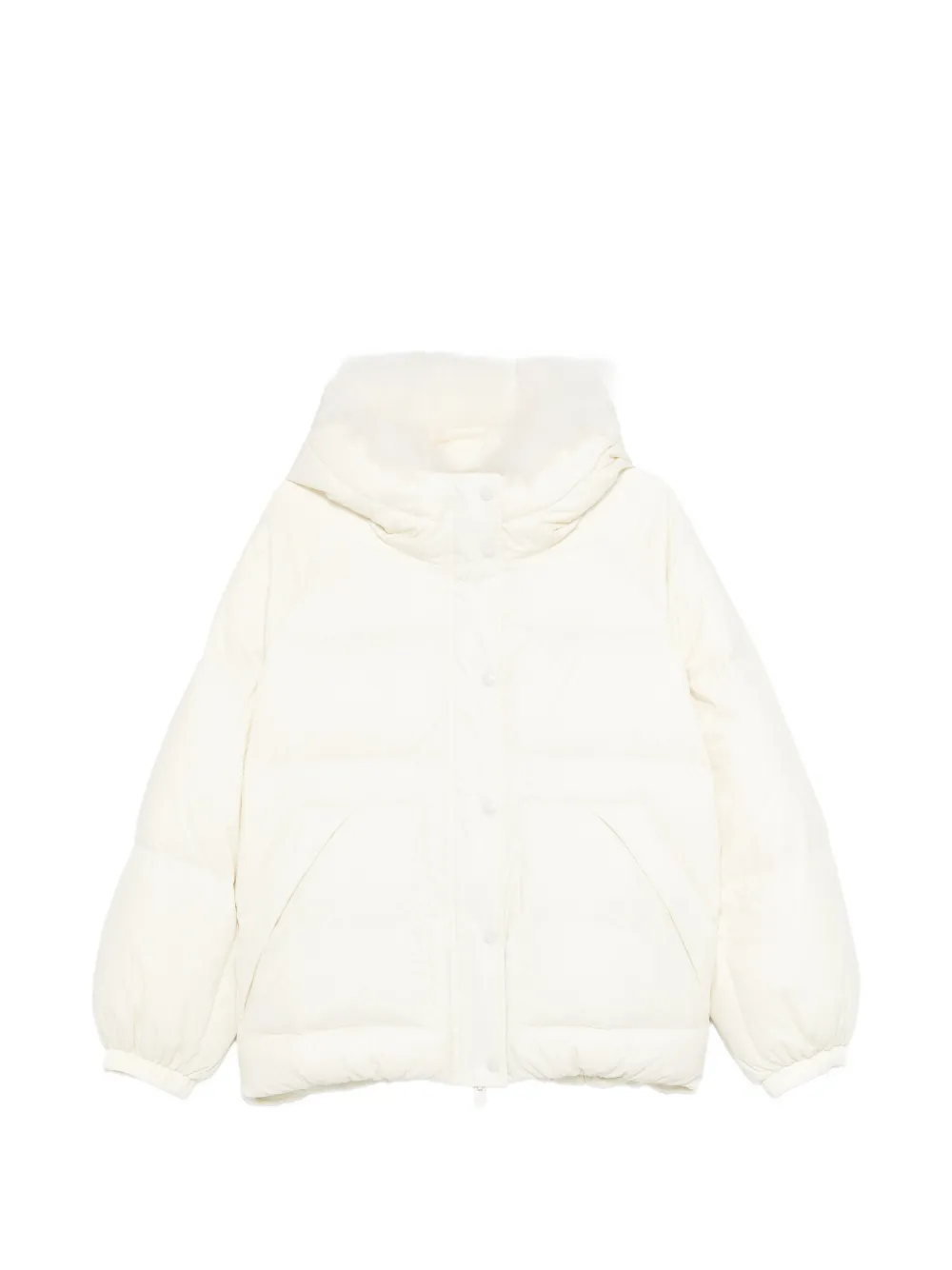 Yves Salomon shearling-hood jacket - Toni neutri