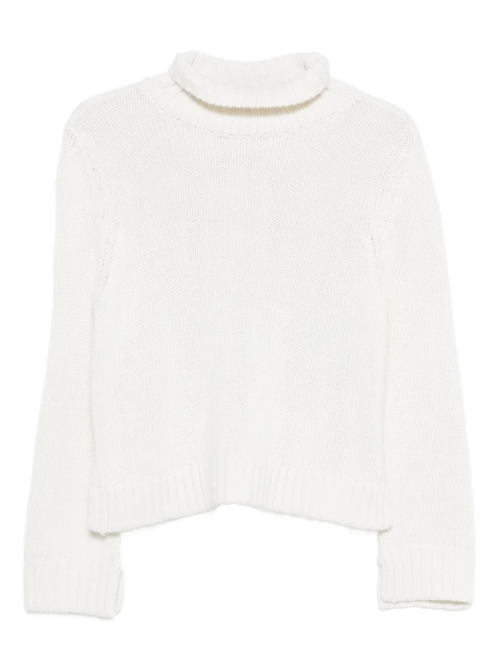 Intrecci turtleneck sweater | White | Image 1
