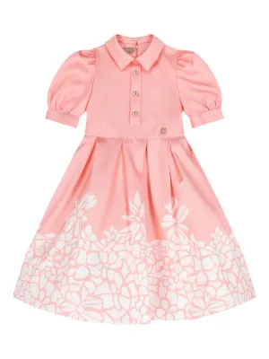Givenchy Kids フローラル ラッフル ワンピース | ピンク | FARFETCH JP