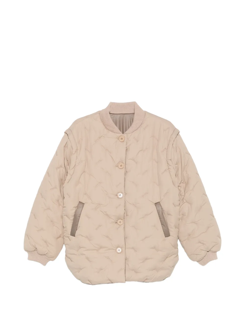 SHERPA Gang Knots quilted jacket - Braun
