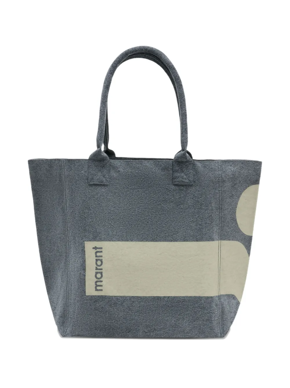 ISABEL MARANT logo-print tote bag - Grigio