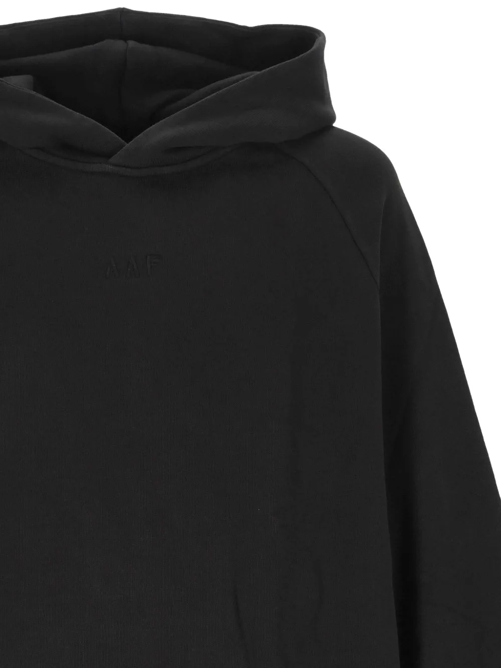 Applied Art Forms Logo-embroidered Hoodie In Black
