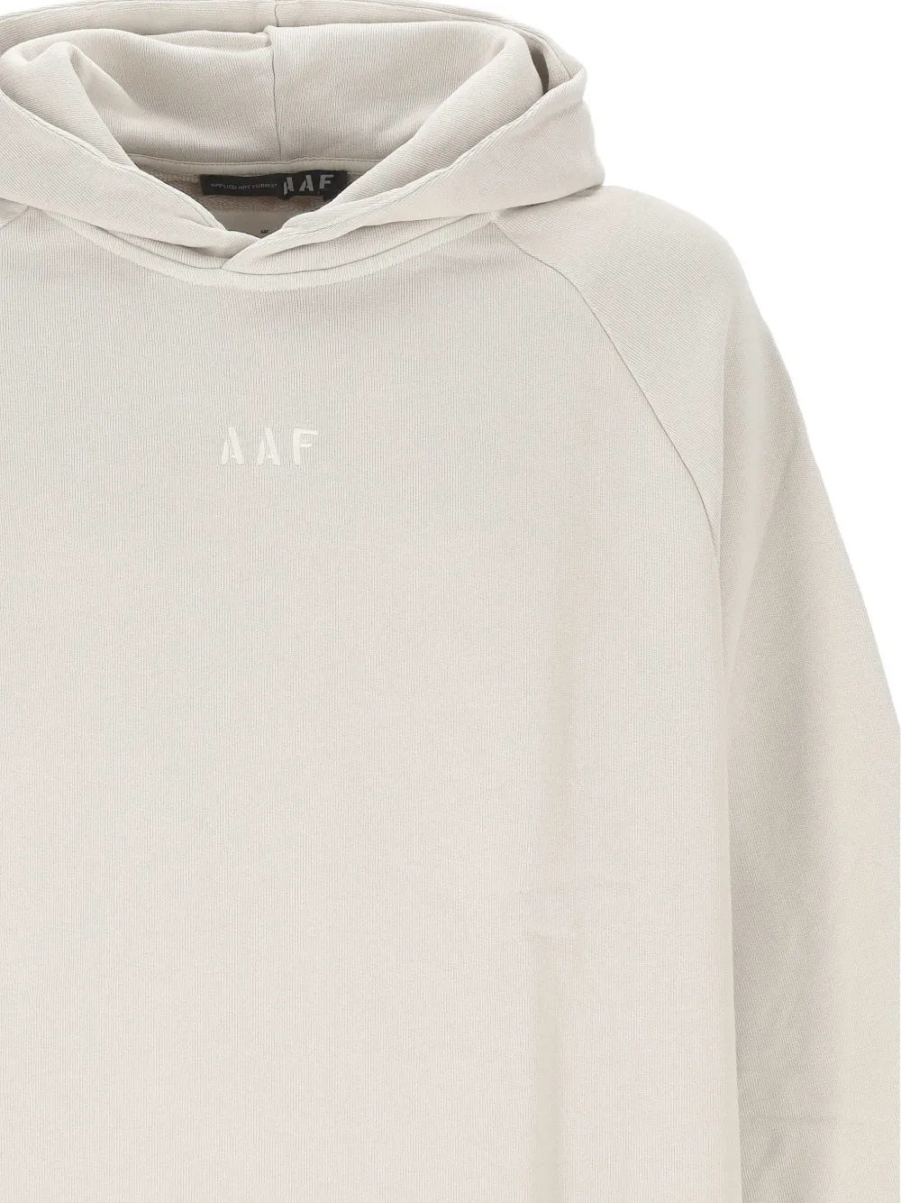 Applied Art Forms Hooded Drawstring Hoodie In Neutral