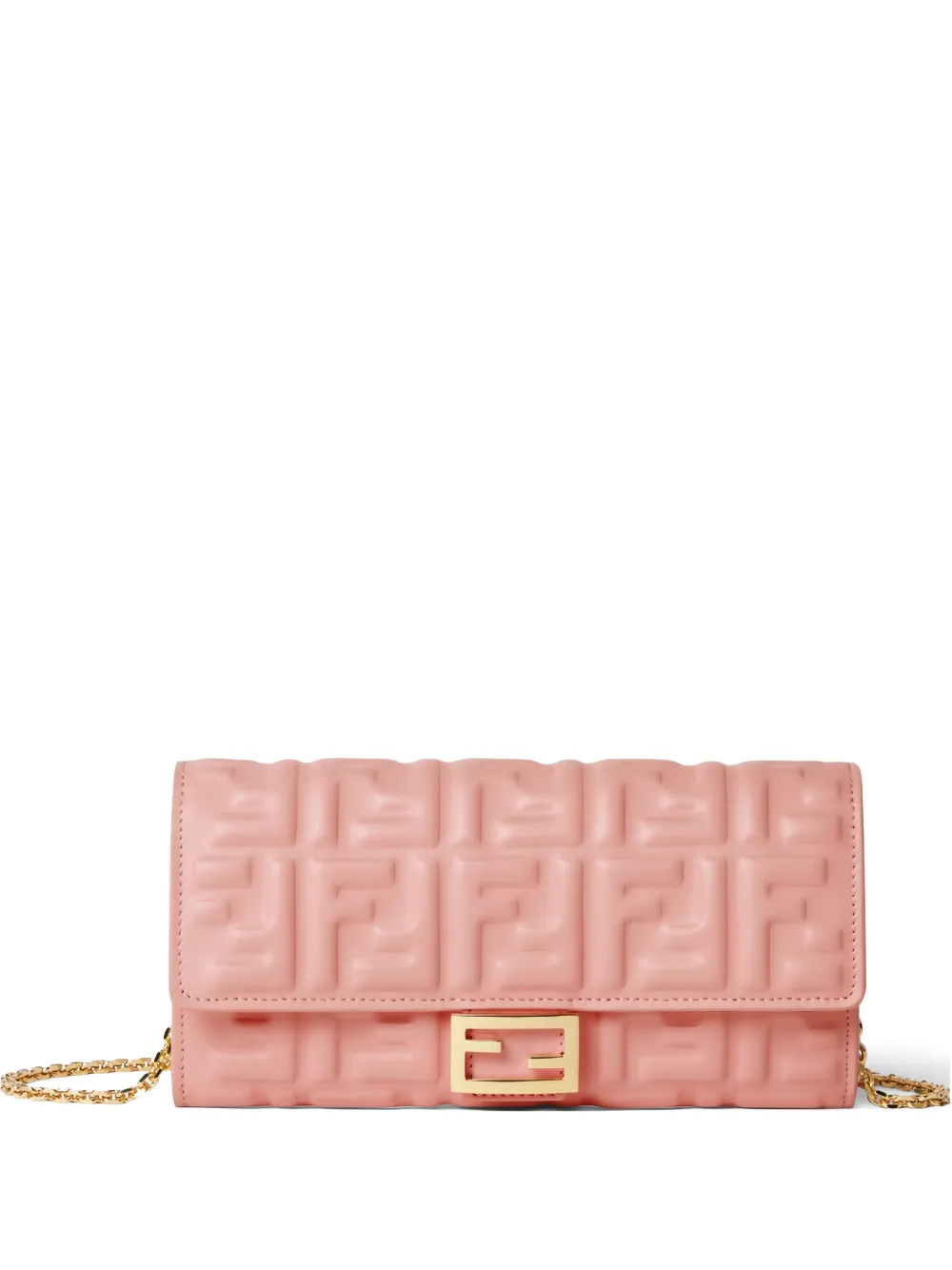 FENDI ff-motif chain shoulder bag - Pink