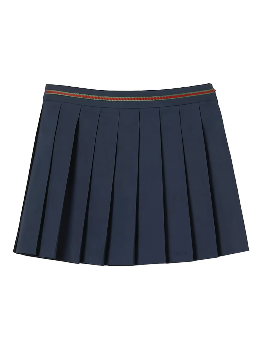 Gucci Kids pleated trim skirt – Blue