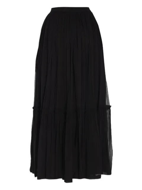 Saint Laurent ruffled midi skirt
