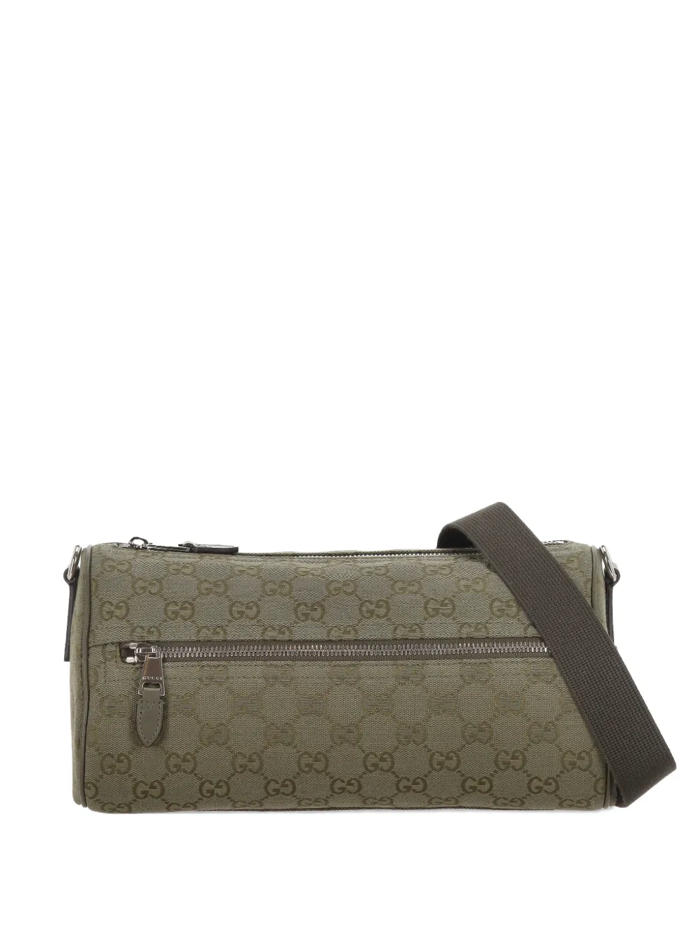 Gucci GG-motif canvas web detail shoulder bag