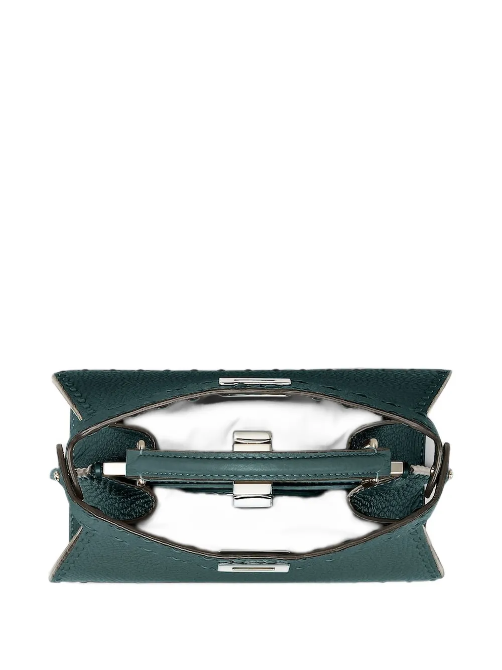 FENDI Peekaboo kleine shopper met handgreep Groen