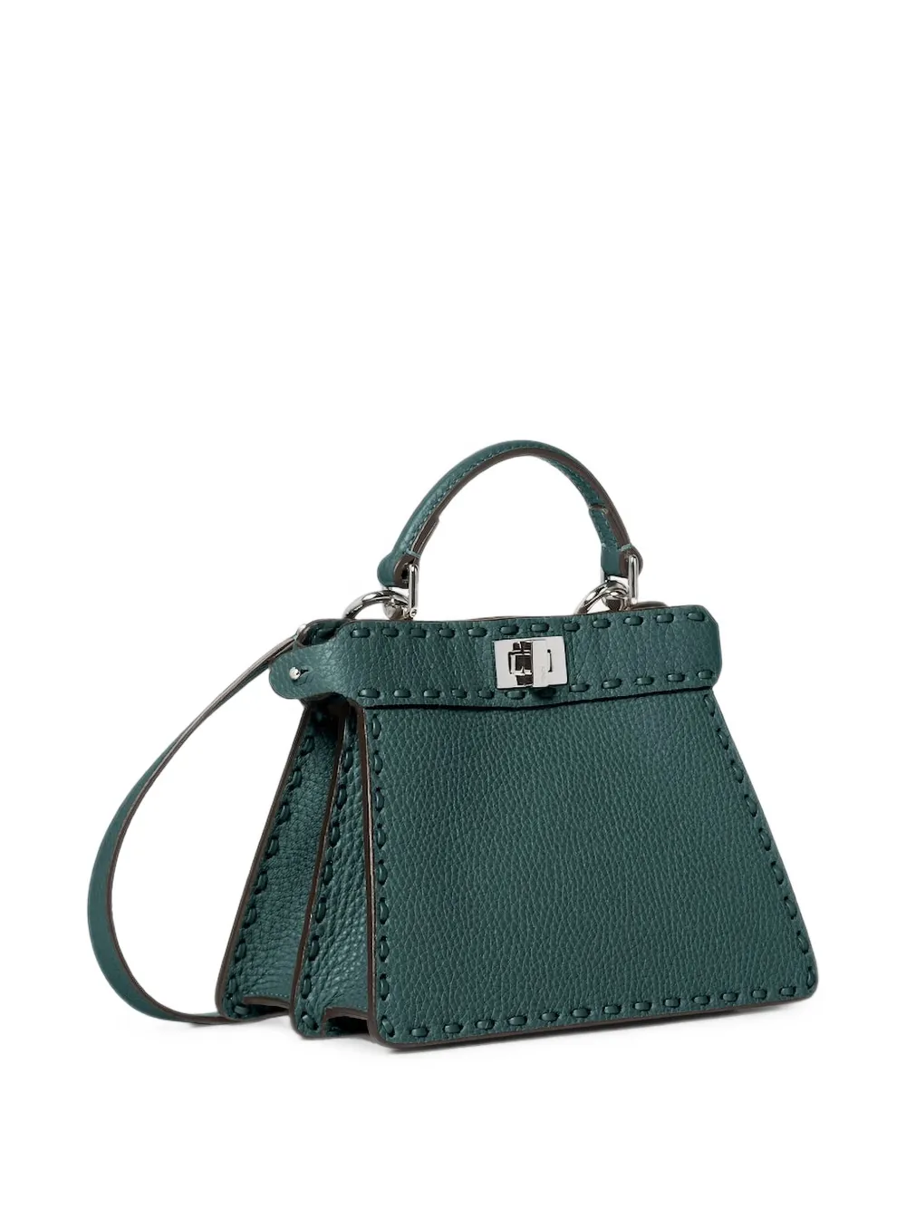 FENDI Peekaboo kleine shopper met handgreep Groen