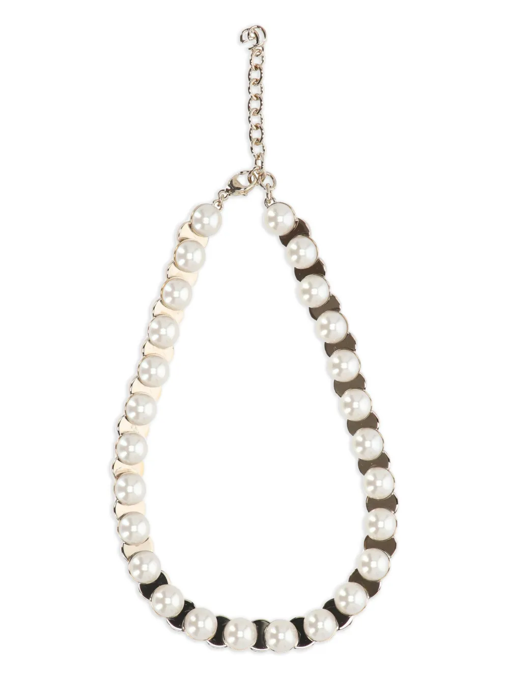 Gucci pearl-embellishment necklace – Silver