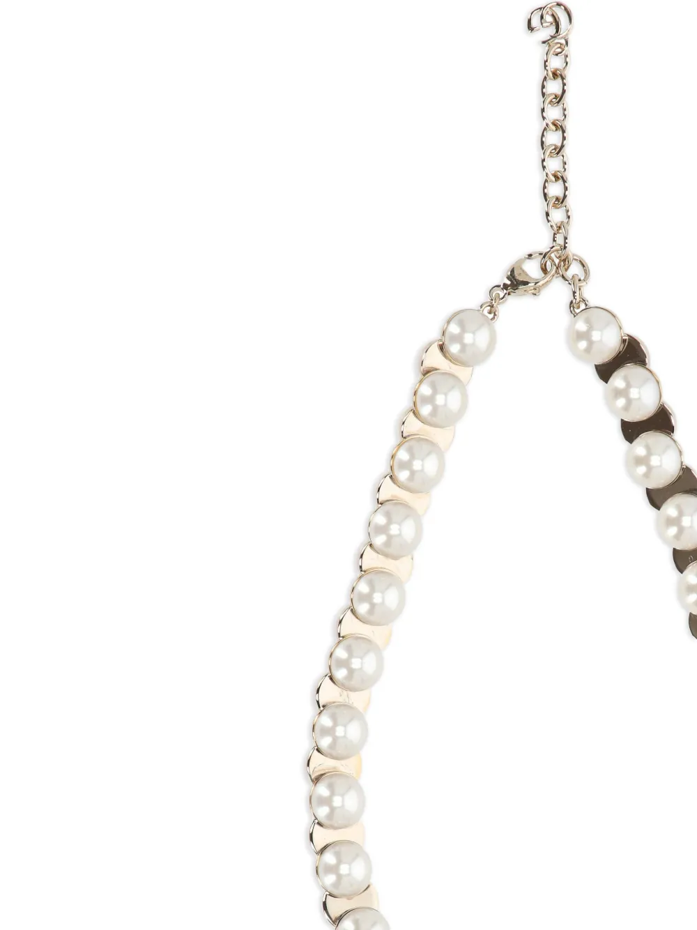 pearl-embellishment necklace