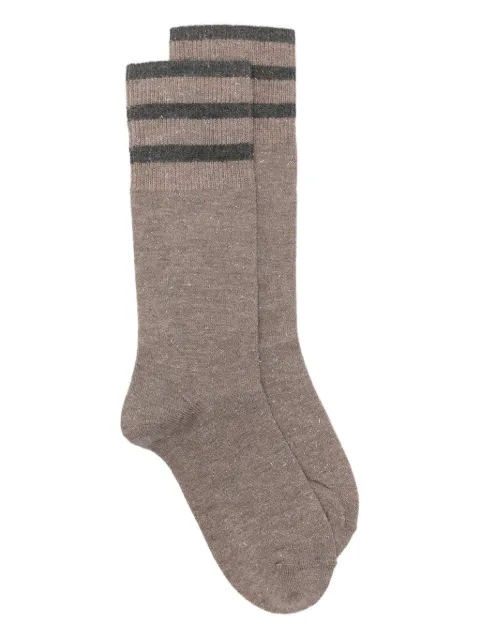 Brunello Cucinelli striped socks