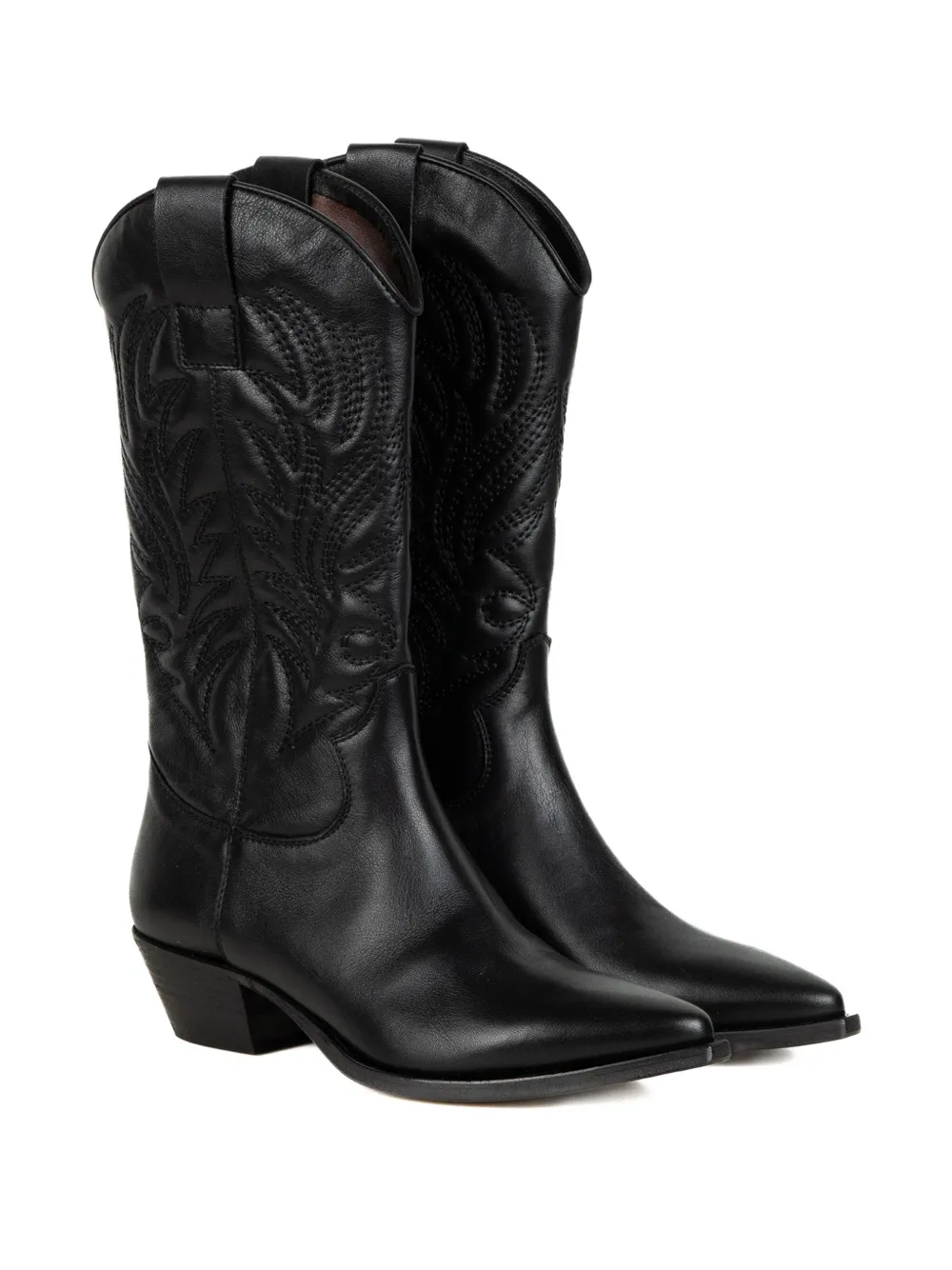 LEMAIRE Laarzen met borduurwerk Zwart