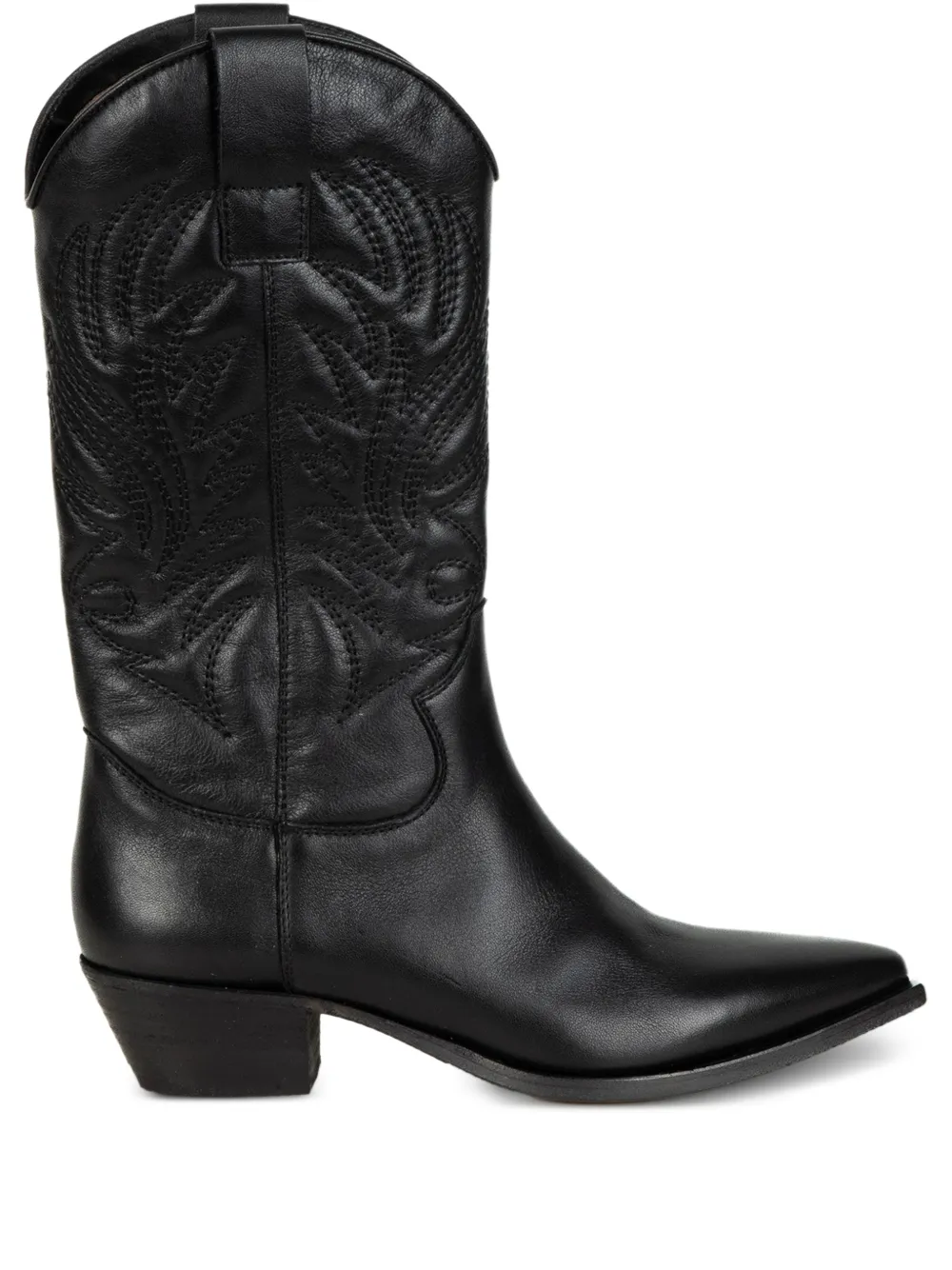 LEMAIRE embroidered boots - Nero