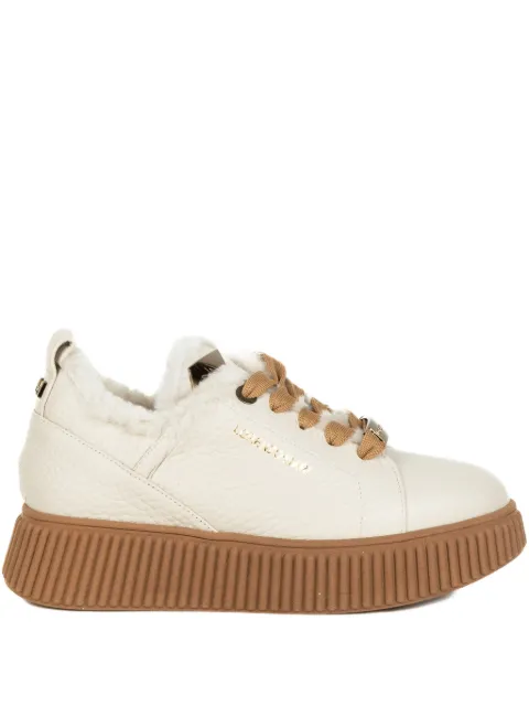Lorenzo Mari Sally 30 shearling-trim sneakers