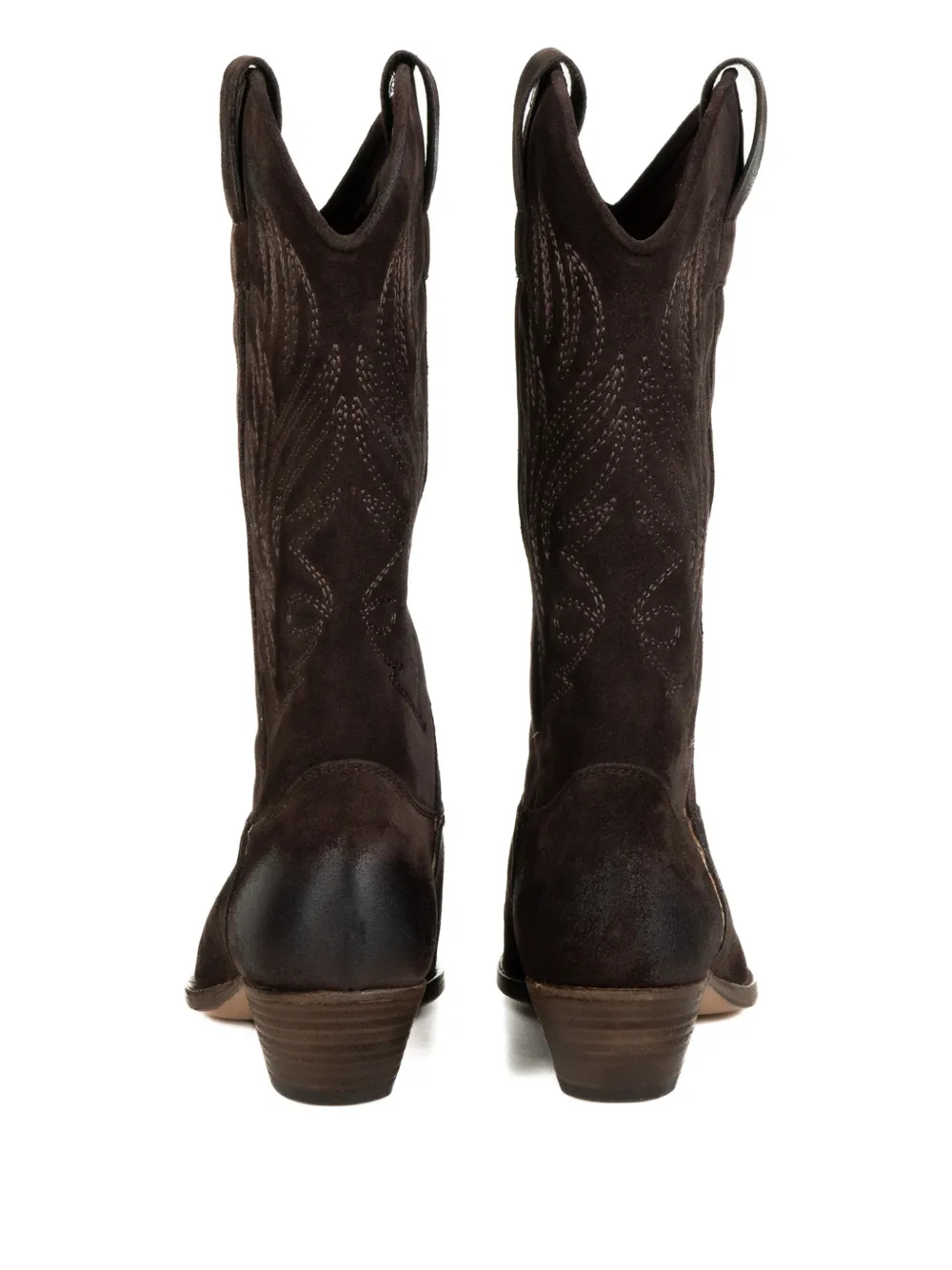 LEMAIRE Laarzen met borduurwerk Bruin