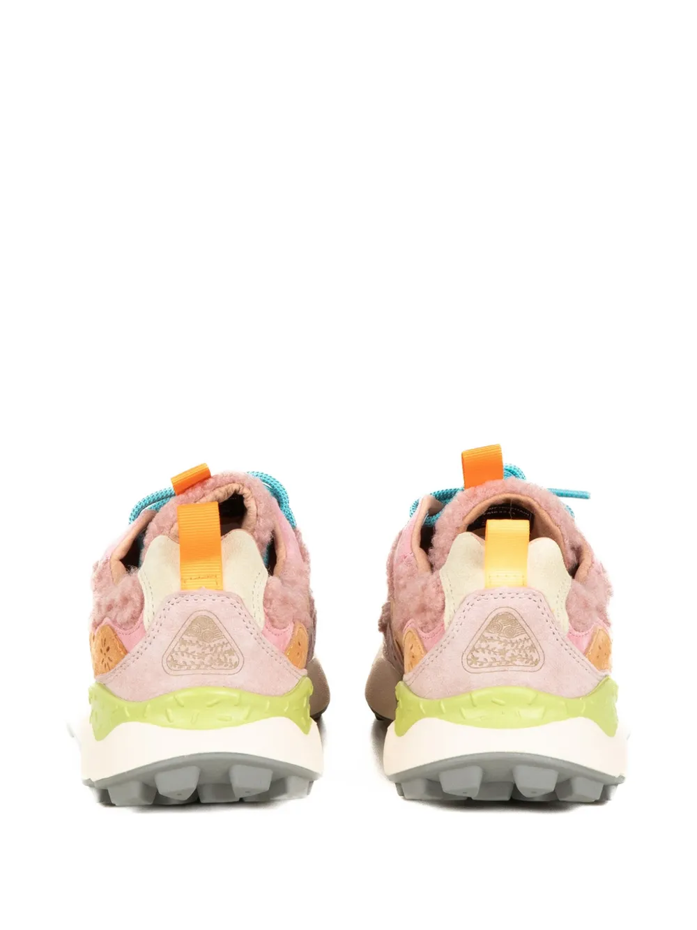 Flower Yamano 3 Panelled Sneakers In Multi