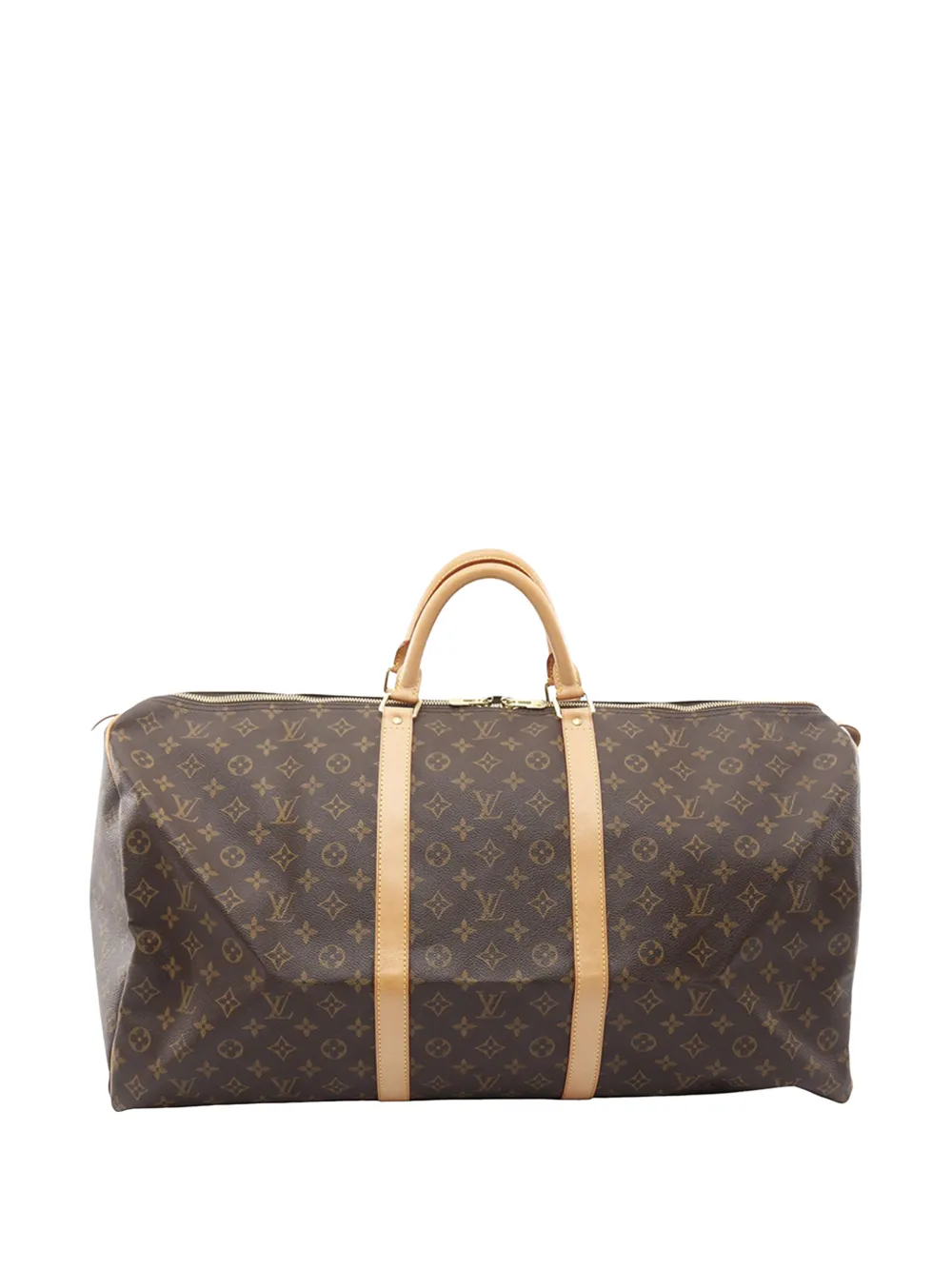 Louis Vuitton Pre-Owned Borsa Monogram Keepall 60 Boston 2003 - Marrone