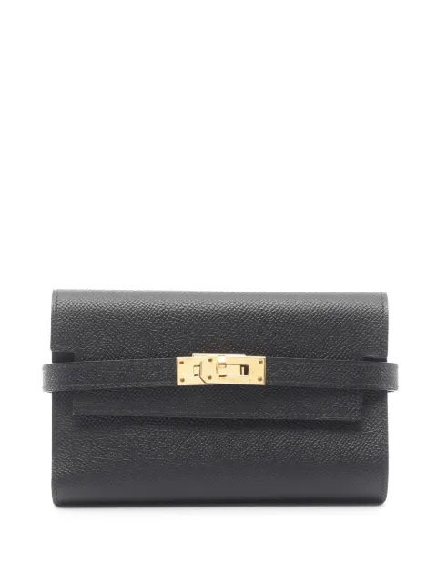 Hermès Pre-Owned cartera Epsom Kelly Trifold Wallet pequeña 2018