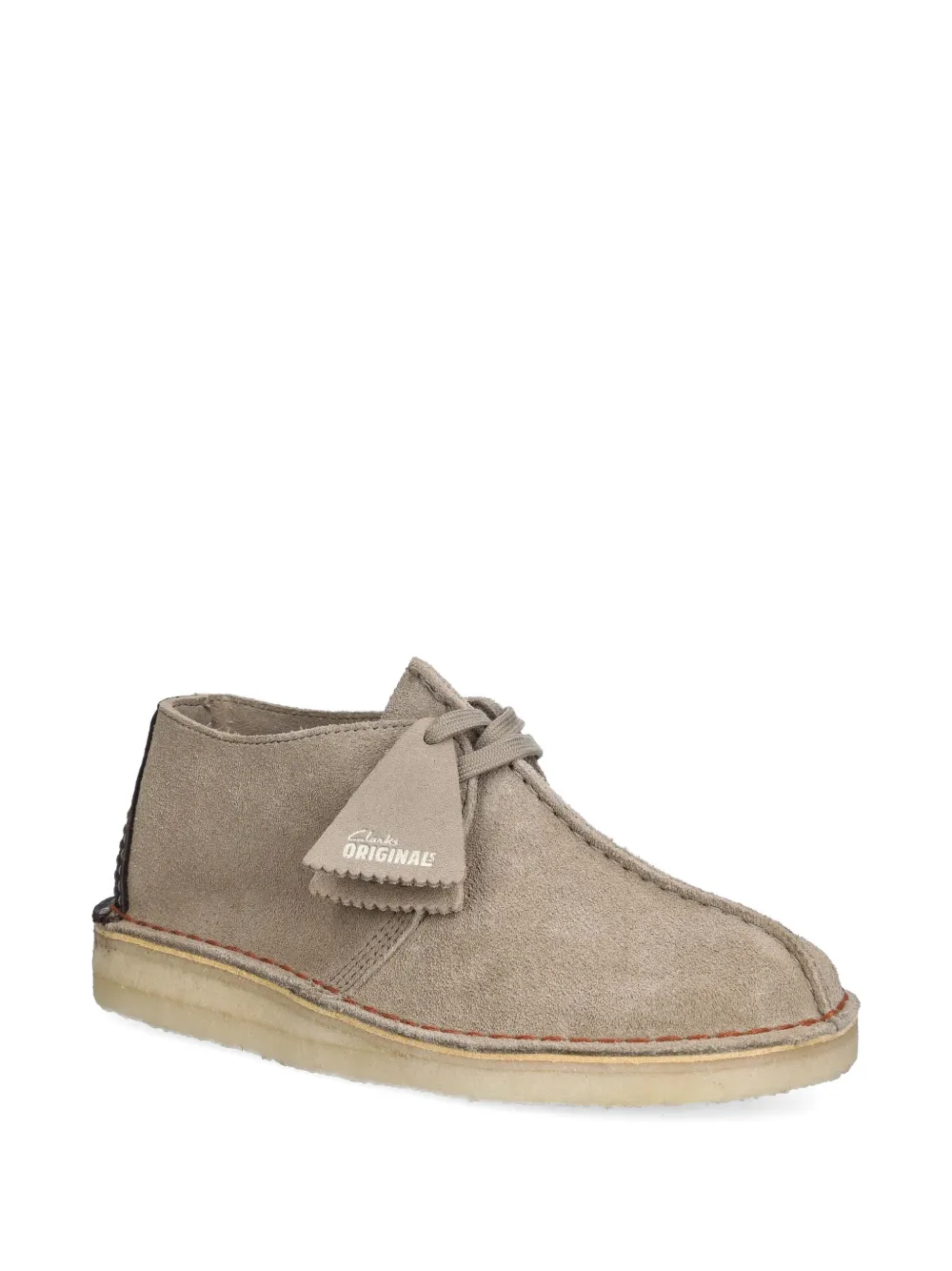 Clarks Originals Desert Trek suède derby schoenen Beige