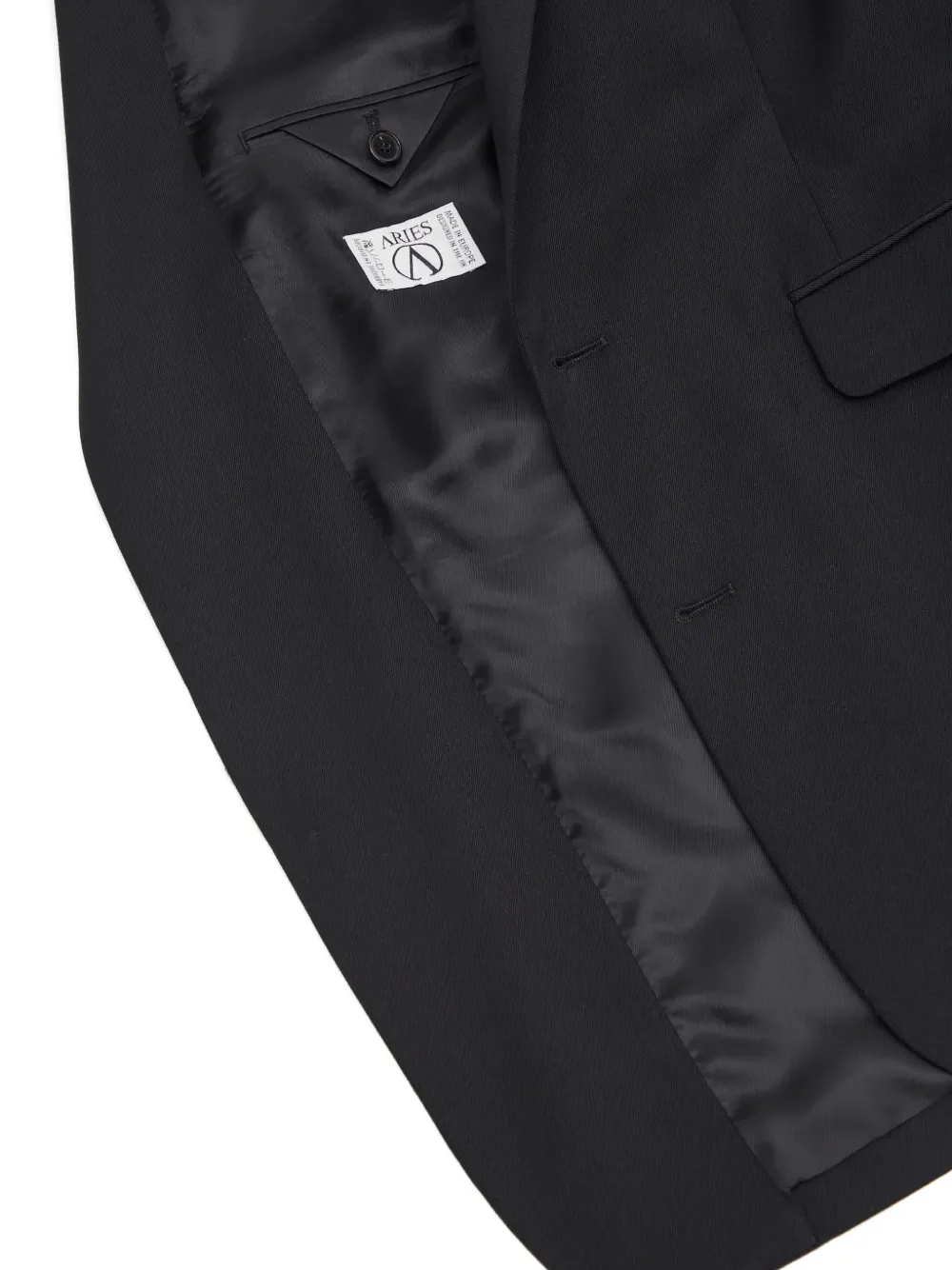 Aries Blazer met speld detail Zwart
