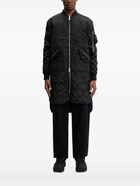 Alpha Industries quilted-pattern coat
