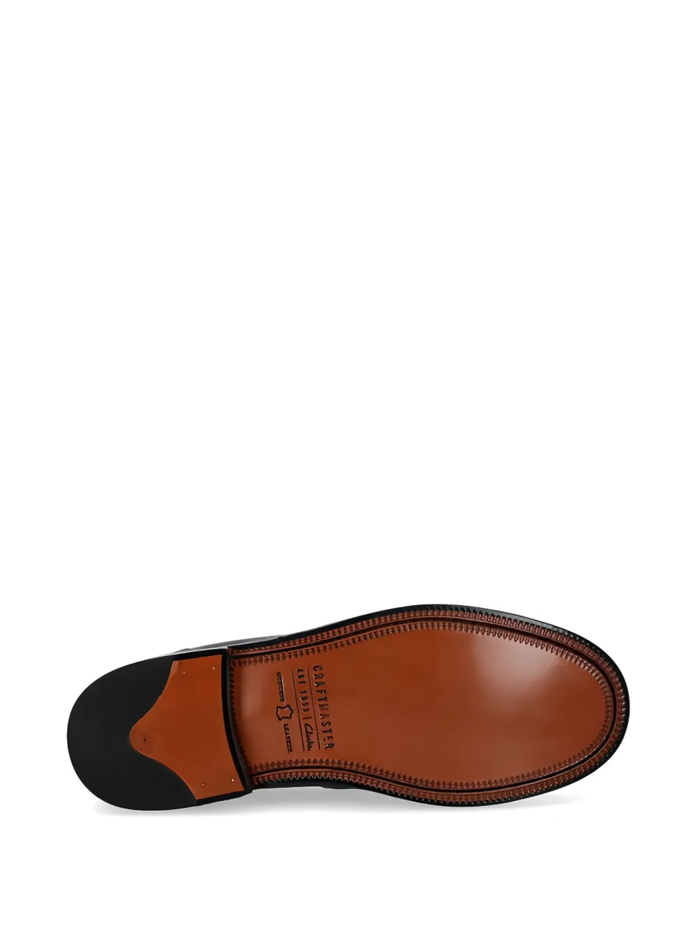 Clarks Originals Craftjames tweekleurige penny loafers Bruin