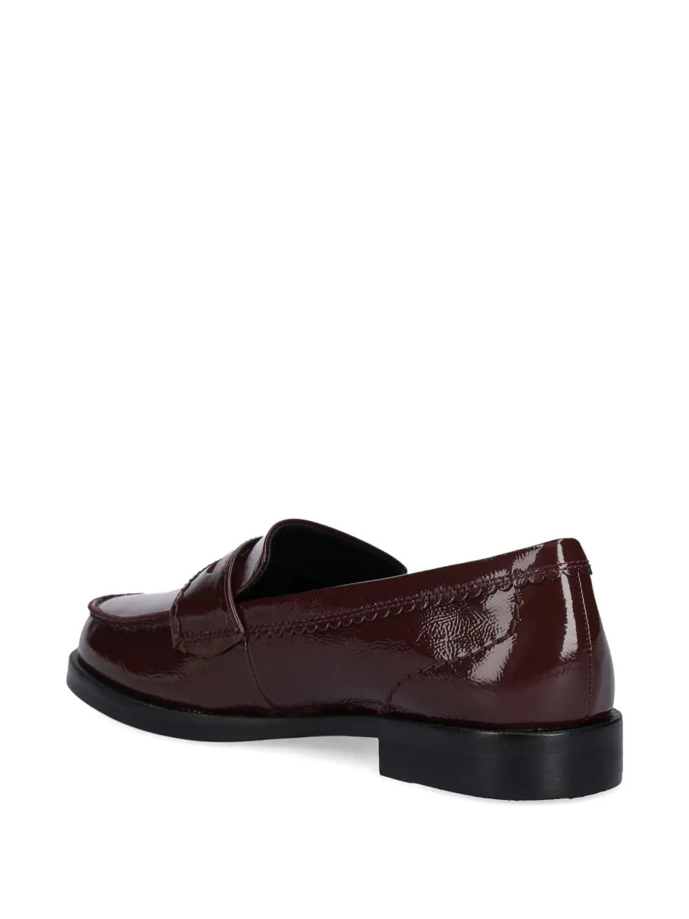 Clarks Originals panelled penny loafers Rood