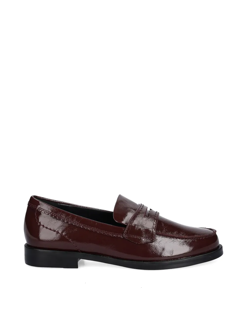 Clarks Originals panelled penny loafers - Rosso