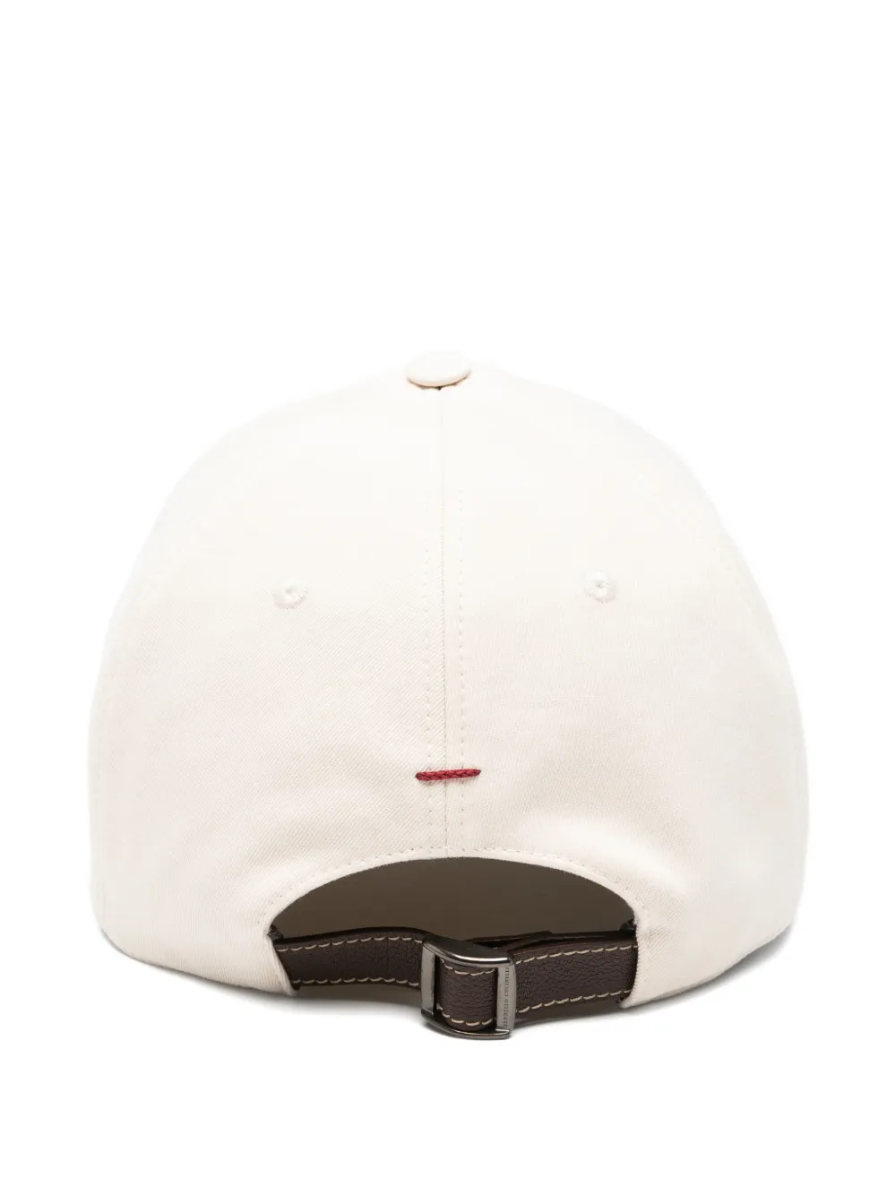 Brunello Cucinelli embroidered cap hat - Beige