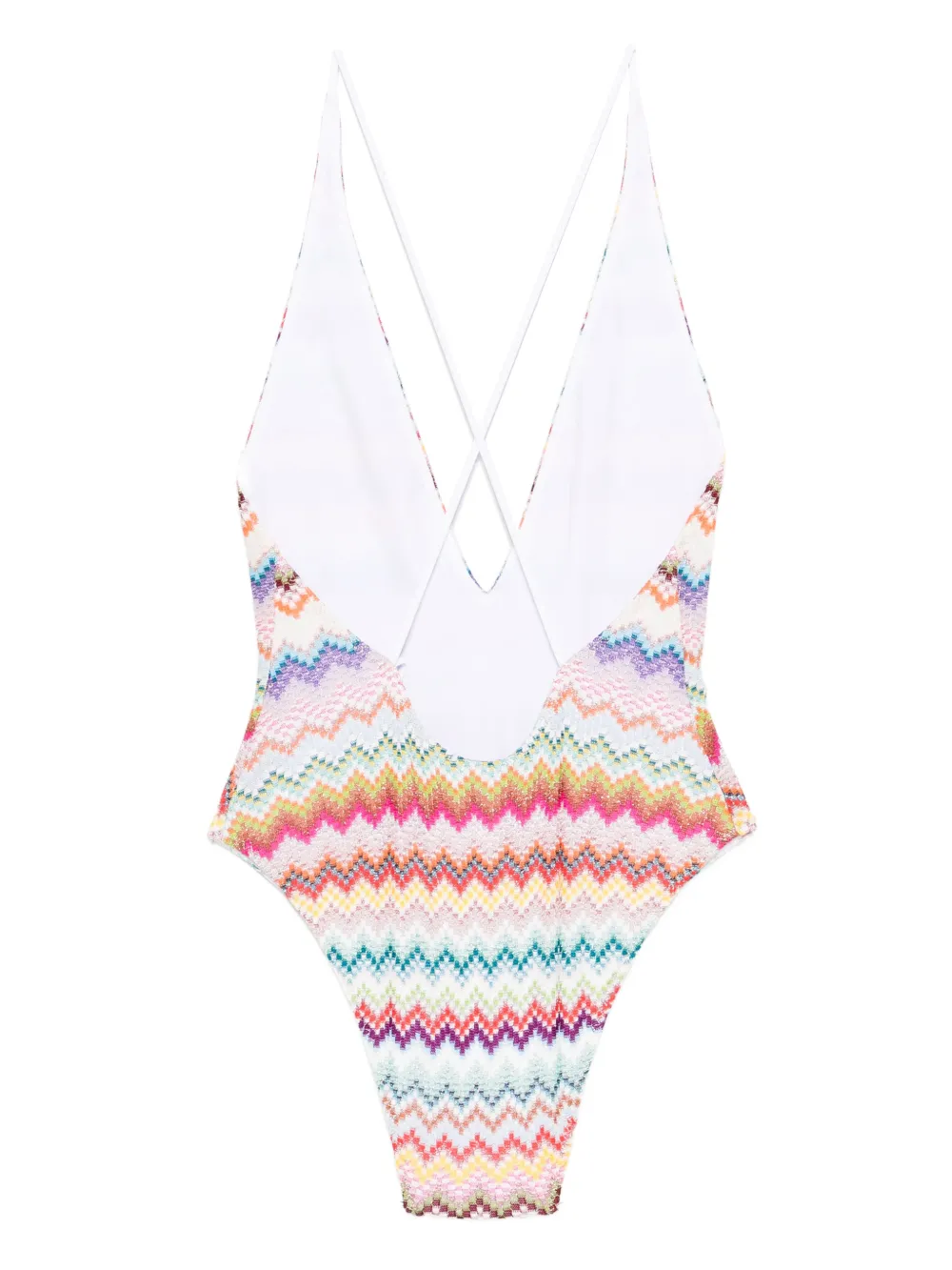 Missoni zigzag-pattern cross-back swimsuit | One-Pieces | Image 2