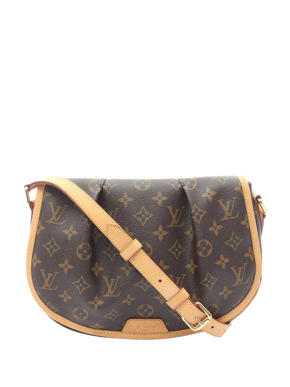 Louis Vuitton Pre-Owned Borsa a tracolla Menilmontant PM con monogramma 2011 - Marrone