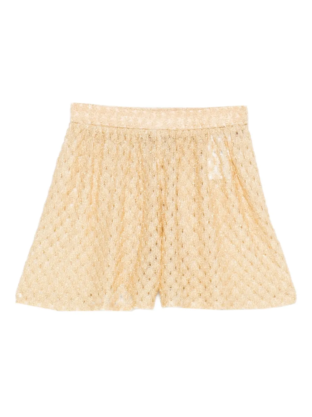 Missoni lace short shorts - Giallo