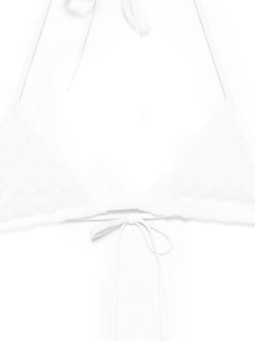 Missoni Iriserende bikini met strik Wit