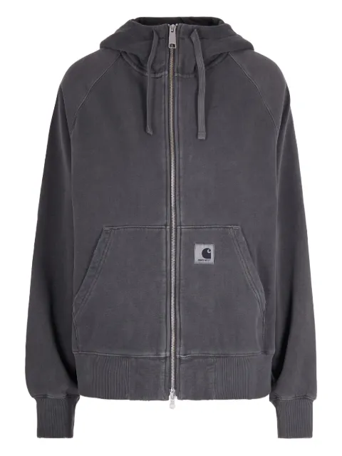 Carhartt WIP washed-out zip-up hoodie 