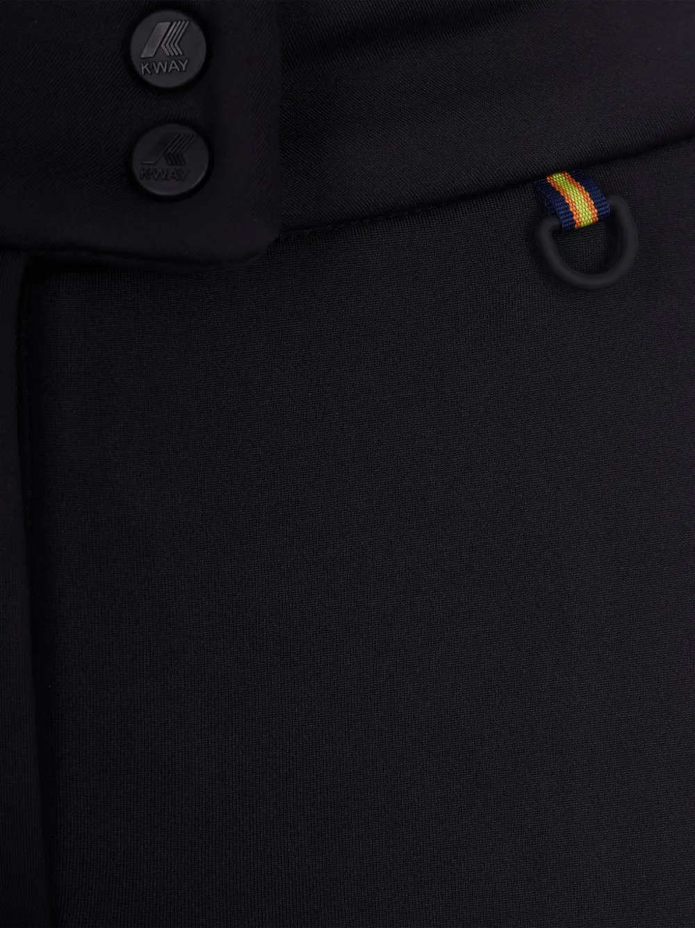 K-way Zipped-cuff Trousers In Black